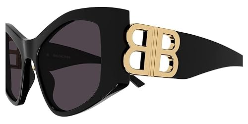 Balenciaga BB0287S Black/Black 55/19/130 women Sunglasses2