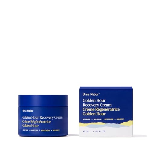Ursa Major Golden Hour Face Moisturizer | Vegan Recovery Cream for Daily Facial Moisturizing | Repair & Hydrate | Natural Formula for All Skin Types | Cruelty Free & Non-Toxic 1.57 oz
