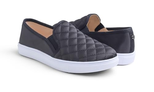 Image of FEVERSOLE Women's Casual Slip On Sneaker Comfort Quilted Loafer Flats