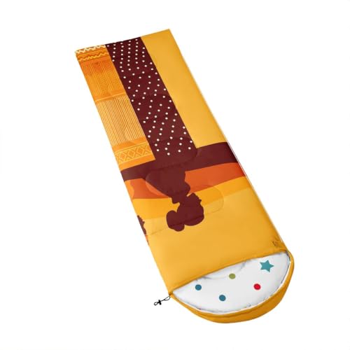 Afro Girls Camping Sleeping Bags Butterfly Aesthetic Camping Blanket for Full Body Travel miniatura 4