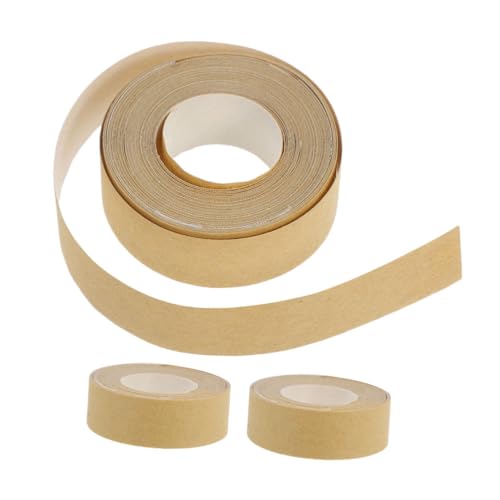 NUOBESTY 3rollen Lampenschirmkantenband aus Stoff Selbstklebendes Einfassband zum Schutz der Lampenschirmkanten Khaki Rolle Einfach Anzubringen Reinigen