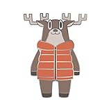 グルーヴガレージ ゆるキャン△ SEASON2 間合いカリブーくん ピンズ 約W25mm×H33mm 合金製