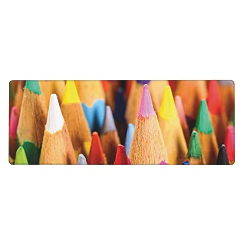 Tapis de souris de jeu Crayons XXL pour éviter le glissement du clavier