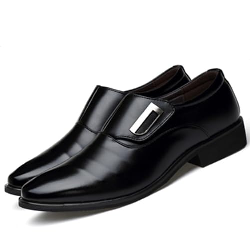 Men's Oxford Dress Shoes Formal Slip-On Business Derby Footwear3