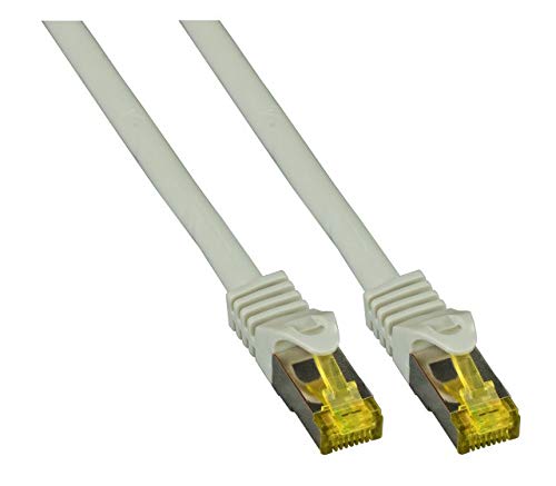 Patch Cable Cat.7 Plug RJ45 6 A S/FTP LSZH Ethernet Cable 5 m Grey - Image 4