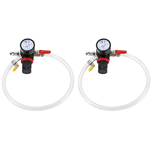 2X Car Cooling Radiator Pressure Leak Tester Tank Tank Detector Meter