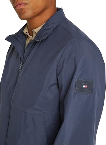 Tommy Hilfiger Herren Blouson Jacke Branded mit Reißverschluss, Blau (Desert Sky), XXL – Ansicht 6