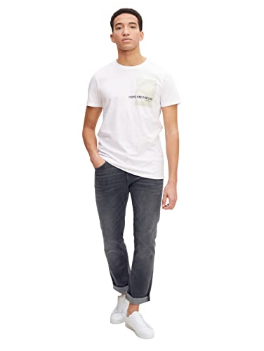 TOM TAILOR Denim Maglietta con Stampa sul Retro