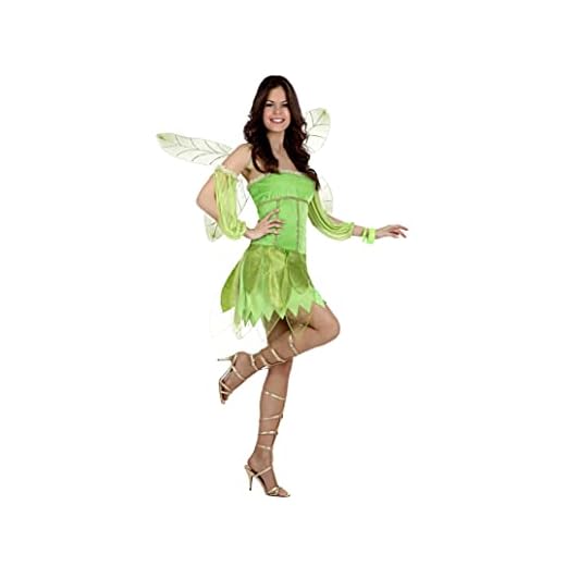 Atosa disfraz hada verde mujer adulto M