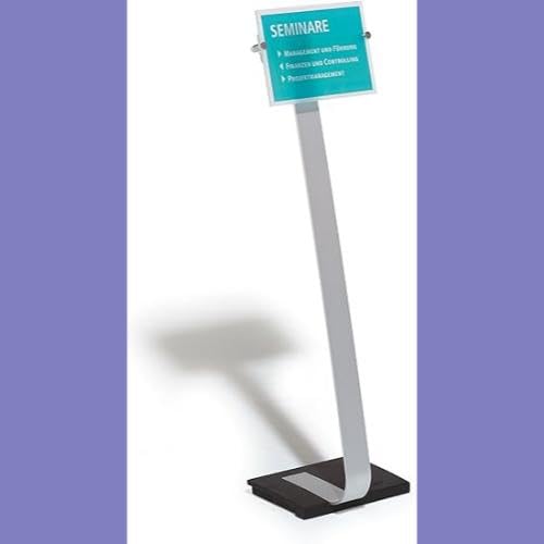 Soporte para letreros transparente Durable 481823 formato A4 elegante 3