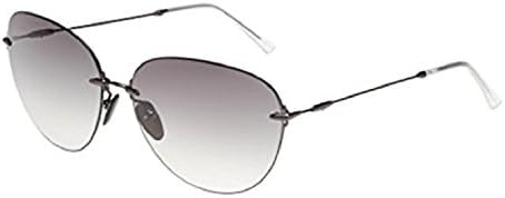 Christopher Kane - CK0002S, Geometric, metal, women, RUTHENIUM CRYSTAL/GREY SHADED(004), 60/14/130