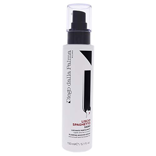 Diego Dalla Palma Liscio Spaghetto - Plumping Booster Serum - Heat Protectant that Smoothes, Protects and Thickens Hair - Contains Hyaluronic Acid - 5.1 oz