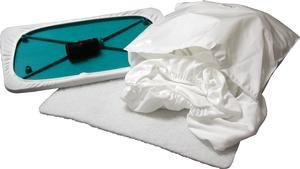 Itw TexwipeAlphaMop Replacement Polyester 15" x 8" Mop Cover and Foam Pad, ISO Class 4 to 8 #TEXTX7118