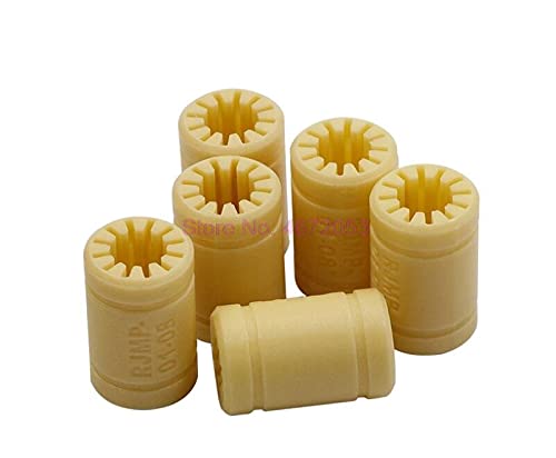 Lysee 3D Printer Parts & Accessories - 500pcs/lot 3D Printer Solid Plasticr Bearing ID 6/8/10/12mm Shaft Igus Drylin RJMP-01-06 RJMP-01-08 RJMP-01-10 RJMP-01-12 - (Size: RJMP-01-12)