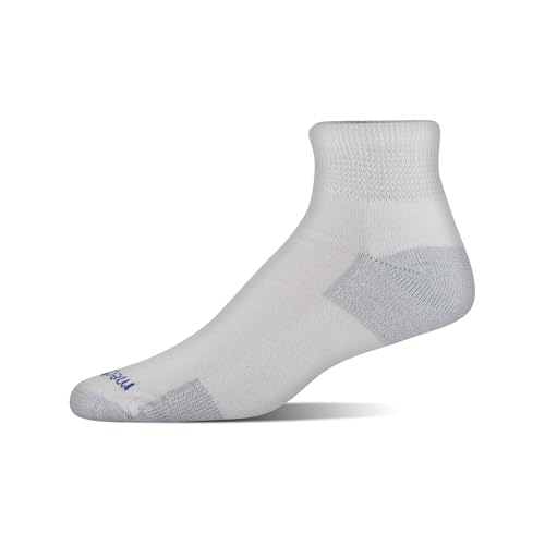 Medipeds Unisex Adult Nanoglide Quarter Socks, 4-Pack4