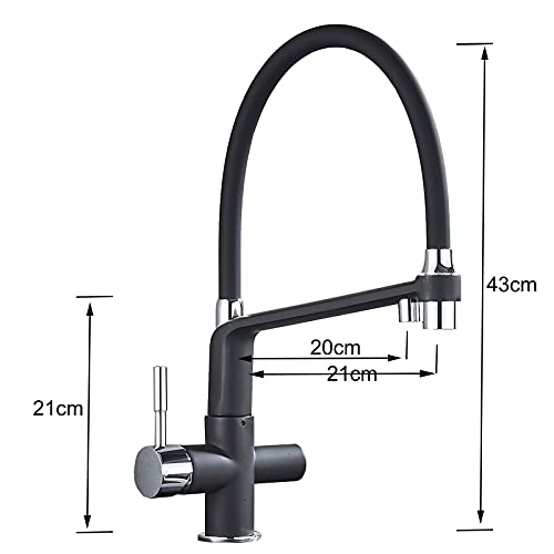Mitigeur cuisine 360° pour purification eau potable - 7