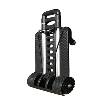 Colcolo Carrello multiuso pieghevole per camion a mano Carrello telescopico portatile leggero 50 kg / 110 libbre Carrello per bagagli per carichi pesanti per