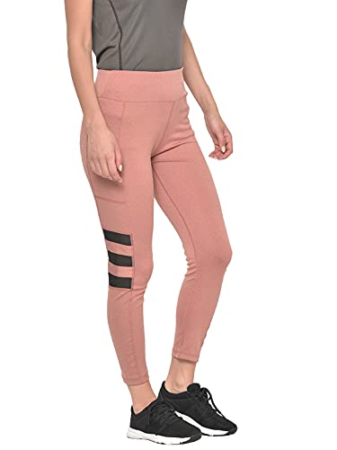 Image of CHKOKKO Women's High Rise Regular Fit Polyester Blend Sports Leggings (JSSTIGHT)
