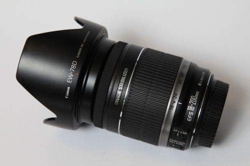 Canon EF-S 18-200mm f/3.5-5.6 IS Standard Zoom Lens for Canon DSLR Cameras - Grey Market non US Lens