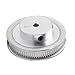 Baxnore 2GT Timing Pulley, 80 Teeth Synchronous Pulley, Heavy Duty Industrial Mechanical Pulley, Bore 5mm Belt Drive Pulley for 6mm Wide Timing Belt