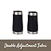Deloitte Bb Clarinet, ABS, Nickel Plated, DCL-225, Professional Clarinet for Beginner, with Hand Case Bag and Cleaning Kit