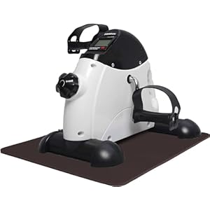 PROIRON Pedal Exerciser, Mini Exercise Bike with Digital Display, Pedal Sit Down Under Desk Bike for Leg Arm Foot, Small Cycle Equipment for Home, Office, Elderly