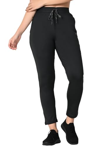 Image of FITINC Premium Trackpant with Zippers Pockets for Women - Best for Gym, Yoga, Workout and Casual Wear
