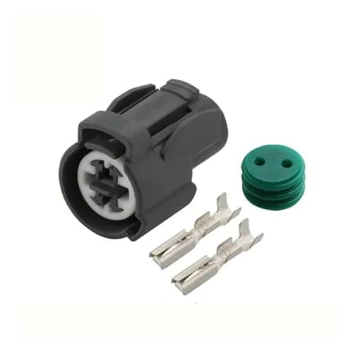 Conector eléctrico impermeable de 2 pines para cableado de coche con terminales 20 uds 2