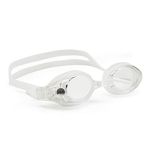 EnzoDate gafas de natación + 1 a + 8, -1 a -8, protección anti UV impermeable, resistencia diferente para los ojos izquierdo y derecho