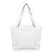 DALIX Daily Shoulder Tote Bag Premium Cotton in White