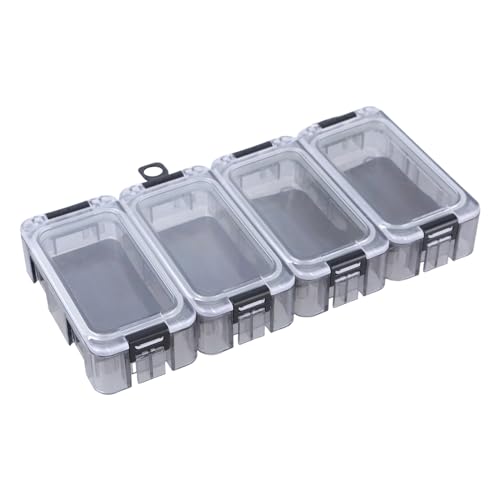 QIEIEI Water Resistant Magnetic Tackle Box for Fishing Lure Tackle Box for Fishing Portable Fishing Tackle Storage Box