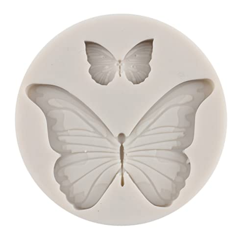 Teyoulin Butterfly Silicone Fondant Molds Butterfly Fondant Mold For Sugar Cake Decorating Cupcake Topper Candy Chocolate Gum Paste Polymer Clay Set Of 4 #TOP2
