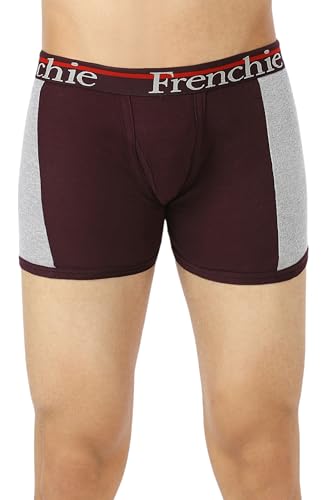 Image of Frenchie Ace Men's Cotton Rib Trunks in Stretchable, Breathable Innerwear Trunks