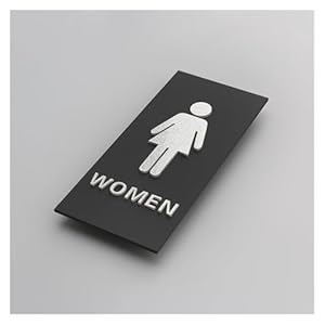 Mklhavb Damen WC Türschild 5er Set