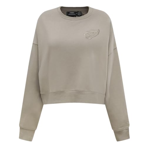 Sudadera NHL marrón de mujer Pro Standard FLC cuello redondo talla S