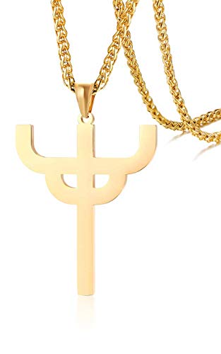 Cute Stainless Steel Necklace for Judas Priest: The Cross Pendant