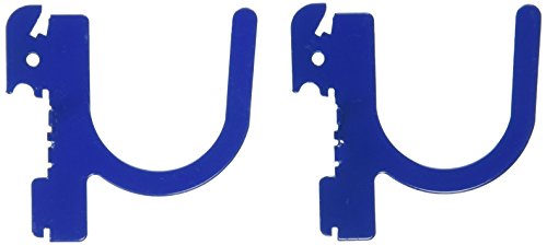 Image of Wall Control 3in Reach U-Hook Accessory inchU inch Shaped Slotted Metal Pegboard Hook Pegboard and Slotted Tool Board - Blue