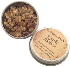 Lailokens Awen Home Fragrance Incense Granular Resin Kyphi Egyptian Medical Religious Purposes 30g Tin by