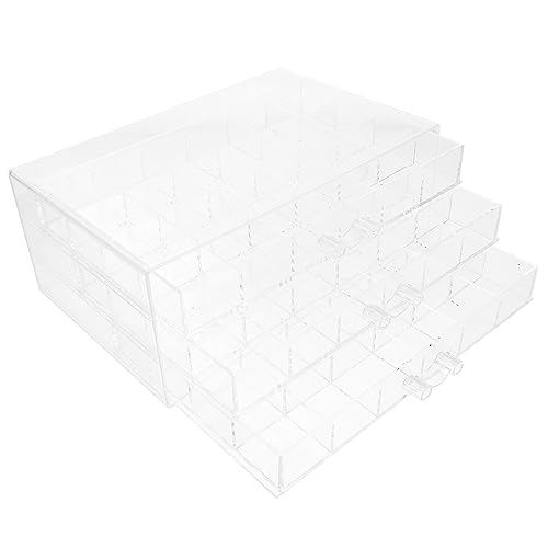 MUSISALY ジュエリー収納ボックス イヤリングクロー オーガナイザー ネイルオーガナイザーと収納 クリアジュエリーオーガナイザー ネックレス用ジュエリーオーガナイザー プラスチック