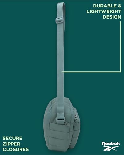 Reebok Womens Crossbody Bags - Lightweight Sling Cell Phone Purse, Quilted Small Crossbody Bags Women3