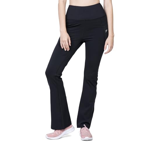 Image of 3rd Planet Women's High Waist Activewear Leggings | 4-Way Stretch, Sweat-Wicking, Non-See-Through Gym & Yoga Tights with Side Pockets | Comfortable Slim Fit Pants for Workout, Running & Fitness