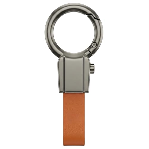 Image of THE MEN THING - Stylish Multicolor Stainless Steel Keychain for Men & Boys (CORE LOOP - Brown)