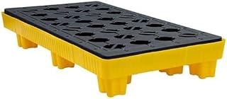 Bandejas for recolección de derrames Plataformas for recolección de derrames Plataformas modulares for recolección de derrames con rejillas planas Bandejas de polietileno amarillo y negro Almacenes Fá