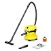 Kärcher aspiratore solidi liquidi WD 2 Plus V-12/4/18/C, filtro a cartuccia, tubo di aspirazione: 1,8m, contenitore in plastica: 12 l, 1.000W, funz. soffiante, bocchetta per pavimenti e interstizi