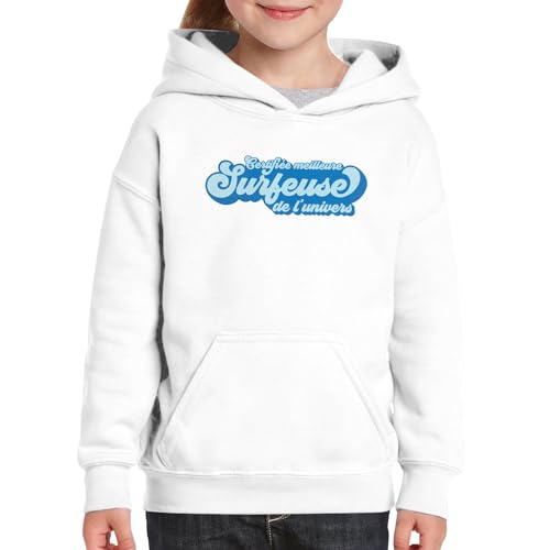 Sweat à capuche enfant univers surf vêtement de mer et plage premium - 3