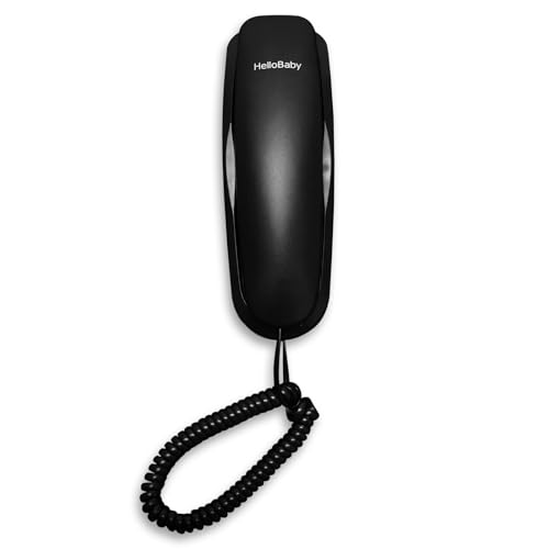 HelloBaby Slim Landline Corded Telephone for Home and Office