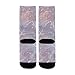 susiyo Whimsical Soft Tone Heart Flower Print Hiking Socks Boy Girls - Cushioned Crew Socks for Kids Soft, Breathable & Seamless Toe for All-Day Comfort
