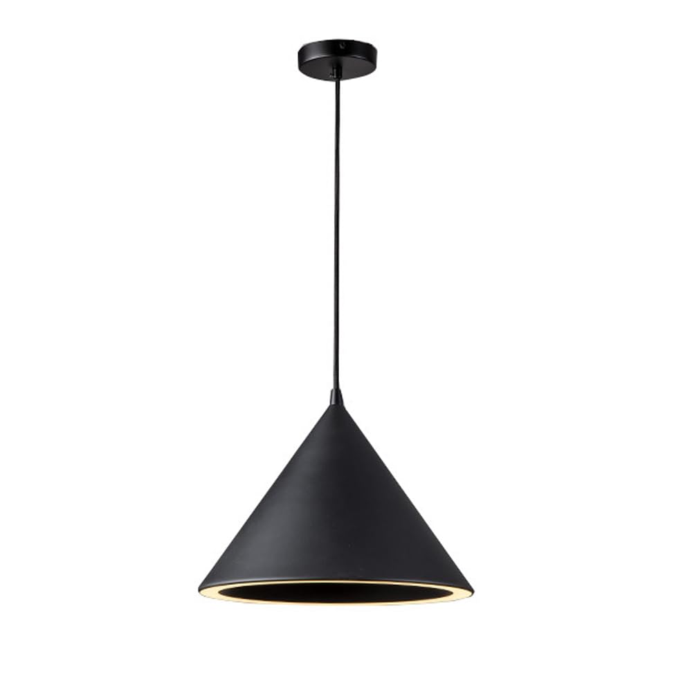 RXPVUXE Modern Cone Pendant Light Nordic Macaron LED Pendant Lighting Fixture Mini Adjustable Hanging Lamp Ceiling Mount, 9in/12in 3000K Kitchen Island Pendant Lights Chandelier, 10W/15W