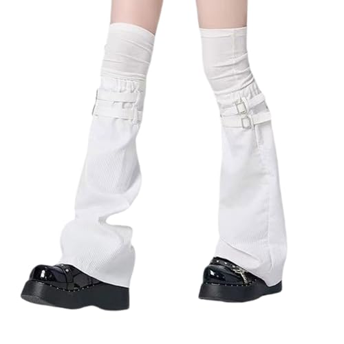 Jambières évasées punk femme couvre-jambes baggy genou