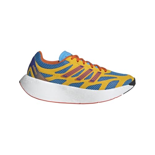 adidas Mens Adizero Aruku Lace Up Sneakers Shoes Casual - Blue, Yellow - Size 9 M